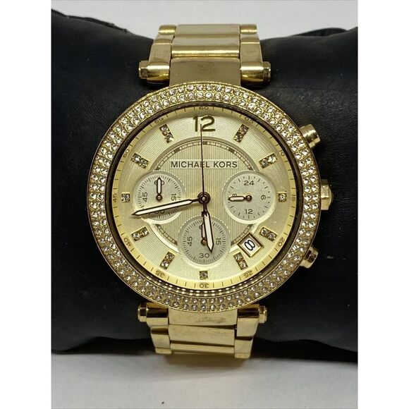 Michael Kors Parker MK5354 Womens Stainless Steel Analog Dial Quartz Watch UC811 - Picture 2 of 12